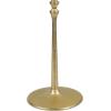 JONATHAN Y END4000B Lulu 19.5″ Art Deco Classic Pedestal Round Metal Drink Table and Decorative End Table for Living Room, Bedroom, Office, Bathroom, Black(Gold)