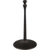 JONATHAN Y END4000B Lulu 19.5″ Art Deco Classic Pedestal Round Metal Drink Table and Decorative End Table for Living Room, Bedroom, Office, Bathroom, Black(Oil Rubbed Bronze/Gold)