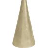 JONATHAN Y END4003A Ziggy 22″ Contemporary Designer Metal Drink Table and Decorative End Table with White Marble Round Top and Cone Pedestal Base for Living Room, Bedroom, Office, Antique Nickel(Antique Gold)
