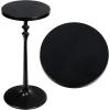 JONATHAN Y END4000B Lulu 19.5″ Art Deco Classic Pedestal Round Metal Drink Table and Decorative End Table for Living Room, Bedroom, Office, Bathroom, Black(Black)