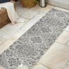JONATHAN Y Boho Medallion Indoor Outdoor Area Rug 3X5 Teal/Gray, Estrella Textured Weave for Backyard, Patio, Porch, Easy-Cleaning, High Traffic, Pet-Friendly, Non-Shedding (SMB105C-3)(Black/Gray)