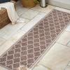JONATHAN Y Moroccan Trellis Indoor Outdoor Area Rug 3X5 Espresso/Taupe, Trebol Textured Weave for Backyard, Patio, Porch, Easy-Cleaning, High Traffic, Pet-Friendly, Non-Shedding (SMB109B-3)(Espresso/Taupe)