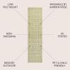 JONATHAN Y Moroccan Geometric Indoor Outdoor Square Area Rug 5X5 Navy/Beige, Ourika Textured Weave for Backyard, Patio, Porch, Easy-Cleaning, High Traffic, Pet-Friendly, Non-Shedding (SMB108K-5SQ)(Light Green/Cream)