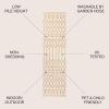 JONATHAN Y Moroccan Geometric Indoor Outdoor Square Area Rug 5X5 Navy/Beige, Ourika Textured Weave for Backyard, Patio, Porch, Easy-Cleaning, High Traffic, Pet-Friendly, Non-Shedding (SMB108K-5SQ)(Cream/Orange)