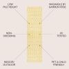 JONATHAN Y Moroccan Geometric Indoor Outdoor Square Area Rug 5X5 Navy/Beige, Ourika Textured Weave for Backyard, Patio, Porch, Easy-Cleaning, High Traffic, Pet-Friendly, Non-Shedding (SMB108K-5SQ)(Yellow/Cream)