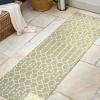 JONATHAN Y Moroccan Geometric Indoor Outdoor Square Area Rug 5X5 Navy/Beige, Ourika Textured Weave for Backyard, Patio, Porch, Easy-Cleaning, High Traffic, Pet-Friendly, Non-Shedding (SMB108K-5SQ)(Light Green/Cream)