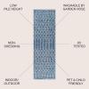 JONATHAN Y Moroccan Geometric Indoor Outdoor Square Area Rug 5X5 Navy/Beige, Ourika Textured Weave for Backyard, Patio, Porch, Easy-Cleaning, High Traffic, Pet-Friendly, Non-Shedding (SMB108K-5SQ)(Navy/Light Gray)