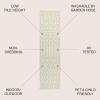 JONATHAN Y Moroccan Geometric Indoor Outdoor Square Area Rug 5X5 Navy/Beige, Ourika Textured Weave for Backyard, Patio, Porch, Easy-Cleaning, High Traffic, Pet-Friendly, Non-Shedding (SMB108K-5SQ)(Cream/Green)