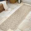 JONATHAN Y Vintage Filigree Indoor Outdoor Round Area Rug 5 Ft Yellow/Cream, Charleston Textured Weave for Backyard, Patio, Porch, Easy-Cleaning, High Traffic, Pet-Friendly, Non-Shedding (SMB106L-5R)(Beige/Brown)