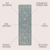 JONATHAN Y Boho Medallion Indoor Outdoor Area Rug 3X5 Fuchsia/Light Gray, Malta Textured Weave for Backyard, Patio, Porch, Easy-Cleaning, High Traffic, Pet-Friendly, Non-Shedding (SMB104E-3)(Teal/Gray)