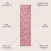 JONATHAN Y Boho Medallion Indoor Outdoor Area Rug 3X5 Fuchsia/Light Gray, Malta Textured Weave for Backyard, Patio, Porch, Easy-Cleaning, High Traffic, Pet-Friendly, Non-Shedding (SMB104E-3)(Fuchsia/Light Gray)