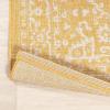 JONATHAN Y Boho Medallion Indoor Outdoor Area Rug 3X5 Fuchsia/Light Gray, Malta Textured Weave for Backyard, Patio, Porch, Easy-Cleaning, High Traffic, Pet-Friendly, Non-Shedding (SMB104E-3)(Yellow/Cream)