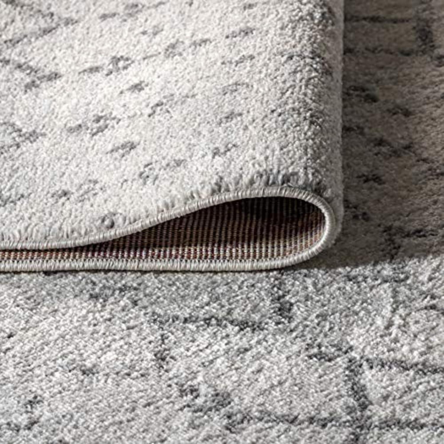 image:imageJONATHAN Y Boho Vintage Diamond CreamNavy Indoor Area Rug 9X12 ft Moroccan Hype for Living Room Bedroom Kitchen Office EasyCleaning High Traffic PetFriendly NonShedding MOH101F9CreamGray