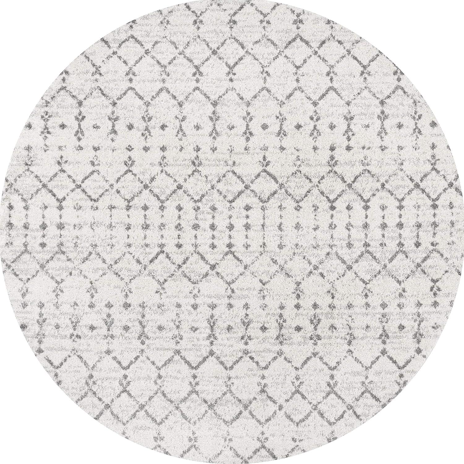 image:imageJONATHAN Y Boho Vintage Diamond CreamNavy Indoor Area Rug 9X12 ft Moroccan Hype for Living Room Bedroom Kitchen Office EasyCleaning High Traffic PetFriendly NonShedding MOH101F9CreamGray