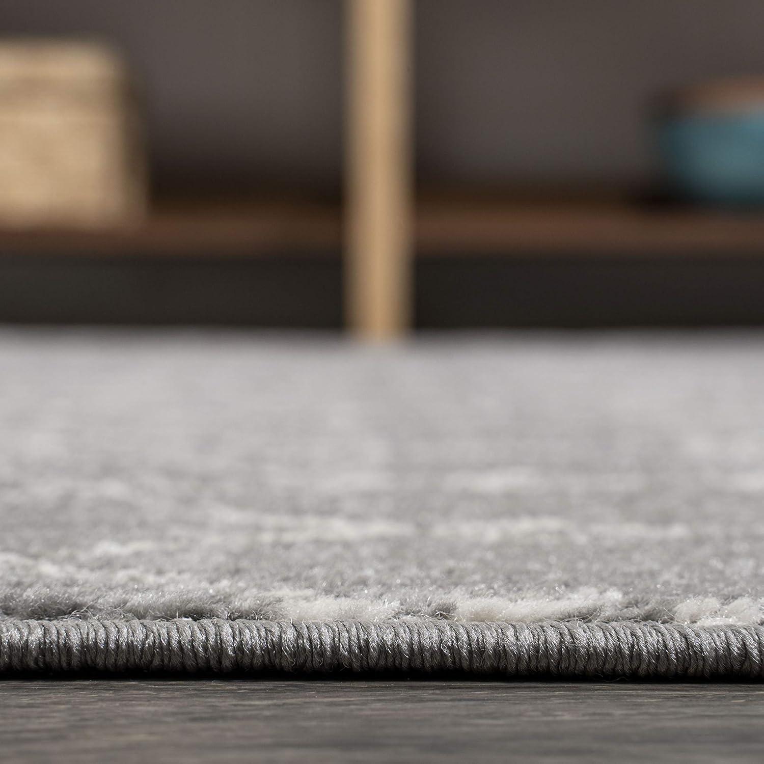 image:imageJONATHAN Y Boho Vintage Diamond CreamNavy Indoor Area Rug 9X12 ft Moroccan Hype for Living Room Bedroom Kitchen Office EasyCleaning High Traffic PetFriendly NonShedding MOH101F9GrayIvory