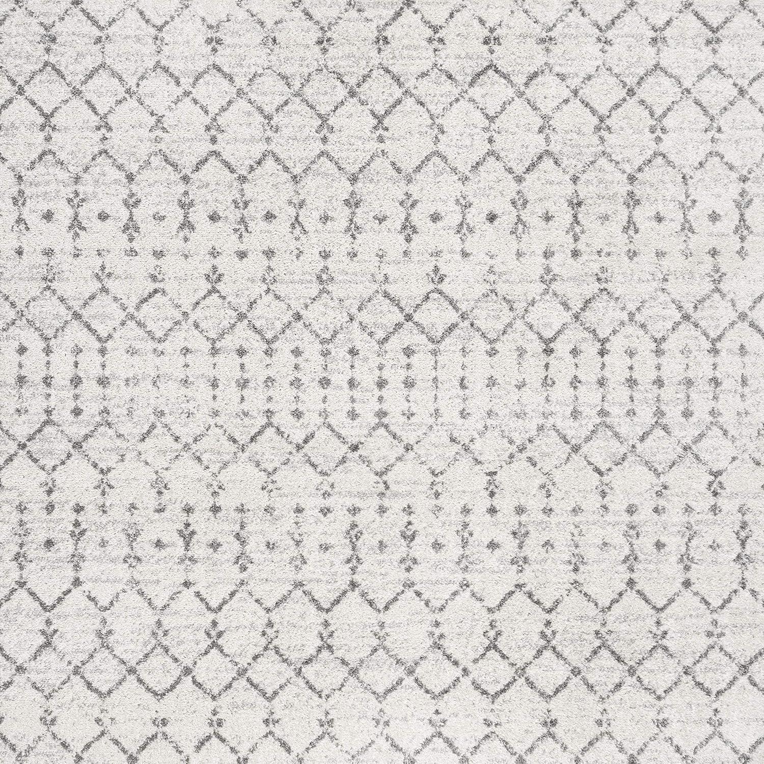 image:imageJONATHAN Y Boho Vintage Diamond CreamNavy Indoor Area Rug 9X12 ft Moroccan Hype for Living Room Bedroom Kitchen Office EasyCleaning High Traffic PetFriendly NonShedding MOH101F9CreamGray