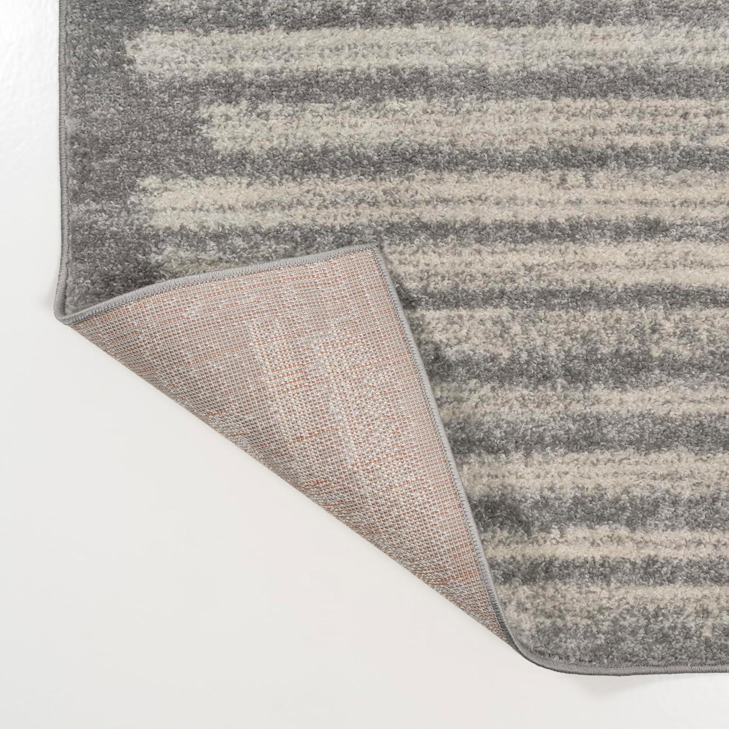 image:imageJONATHAN Y Khalil Modern Berber Stripe CreamBlack Indoor Area Rug 10x13 Contemporary Bohemian EasyCleaning for Living Room Bedroom Kitchen Pet Friendly NonShedding MOH207A13GrayCream