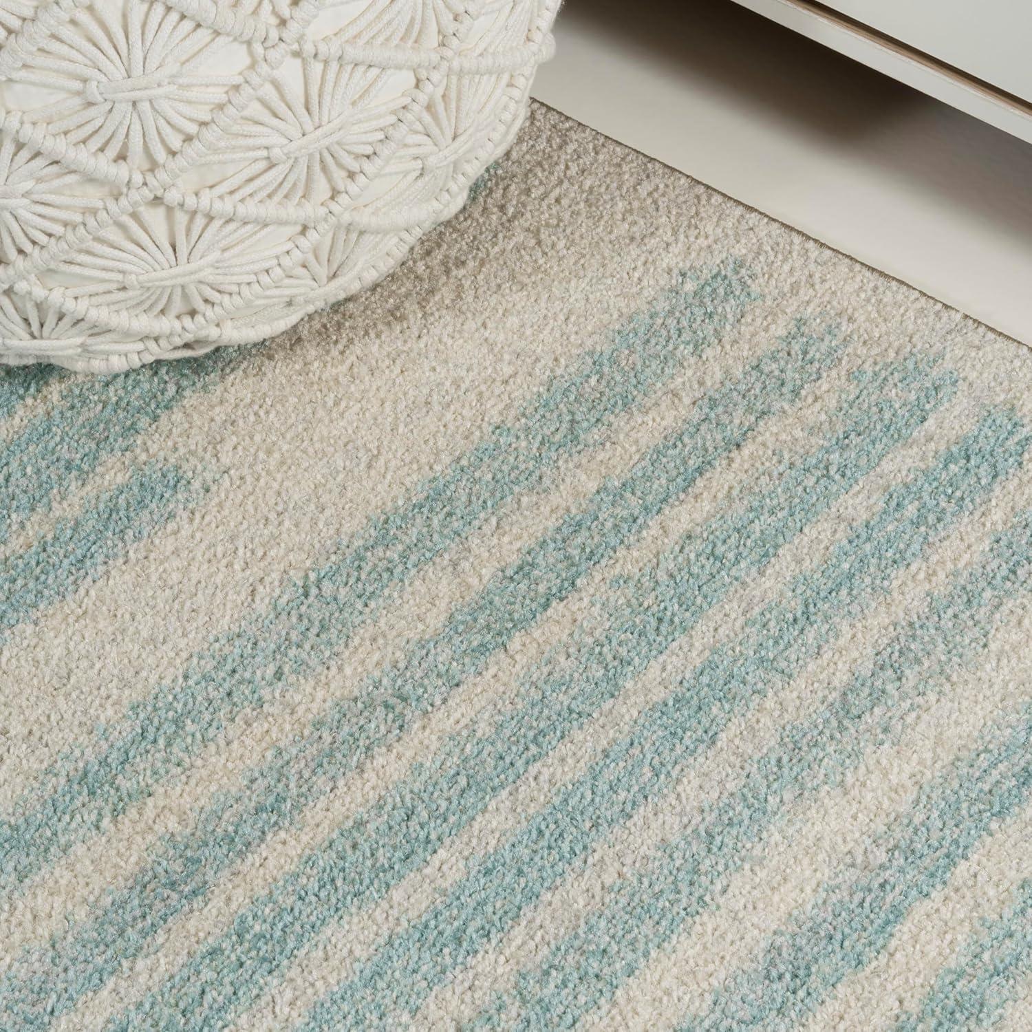 image:imageJONATHAN Y Khalil Modern Berber Stripe CreamBlack Indoor Area Rug 10x13 Contemporary Bohemian EasyCleaning for Living Room Bedroom Kitchen Pet Friendly NonShedding MOH207A13CreamTurquoise