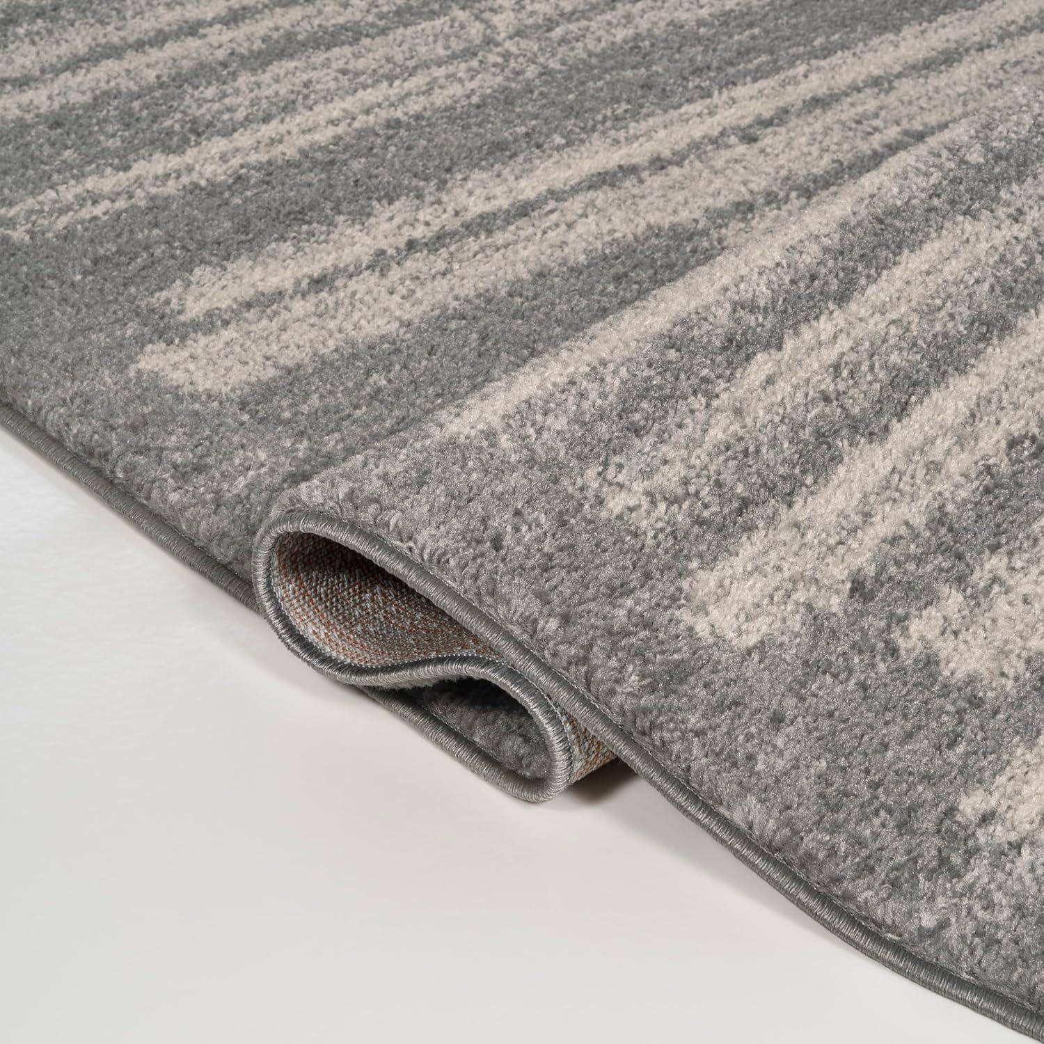 image:imageJONATHAN Y Khalil Modern Berber Stripe CreamBlack Indoor Area Rug 10x13 Contemporary Bohemian EasyCleaning for Living Room Bedroom Kitchen Pet Friendly NonShedding MOH207A13GrayCream