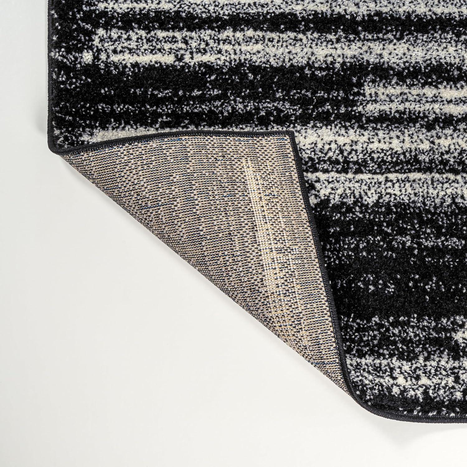 image:imageJONATHAN Y Khalil Modern Berber Stripe CreamBlack Indoor Area Rug 10x13 Contemporary Bohemian EasyCleaning for Living Room Bedroom Kitchen Pet Friendly NonShedding MOH207A13BlackCream