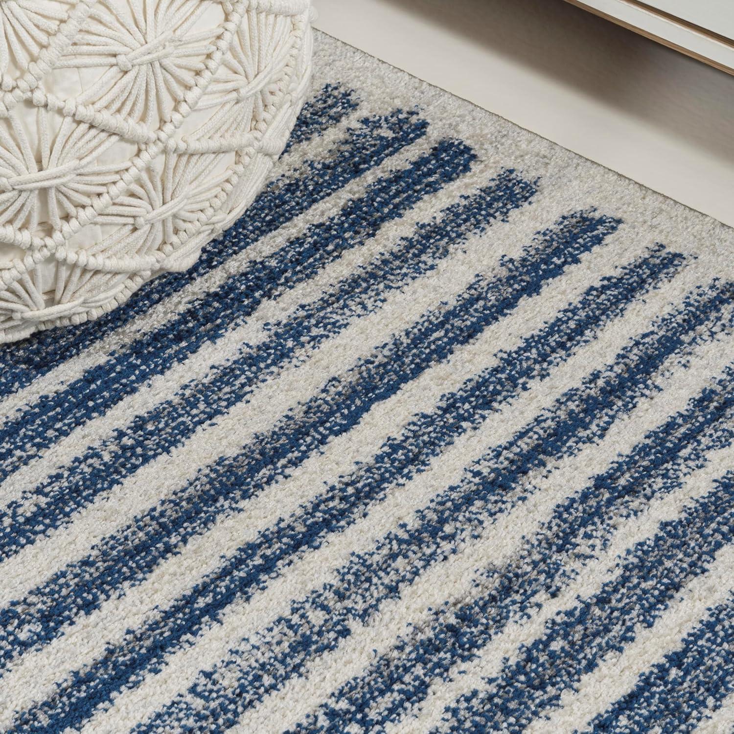 image:imageJONATHAN Y Khalil Modern Berber Stripe CreamBlack Indoor Area Rug 10x13 Contemporary Bohemian EasyCleaning for Living Room Bedroom Kitchen Pet Friendly NonShedding MOH207A13CreamNavy