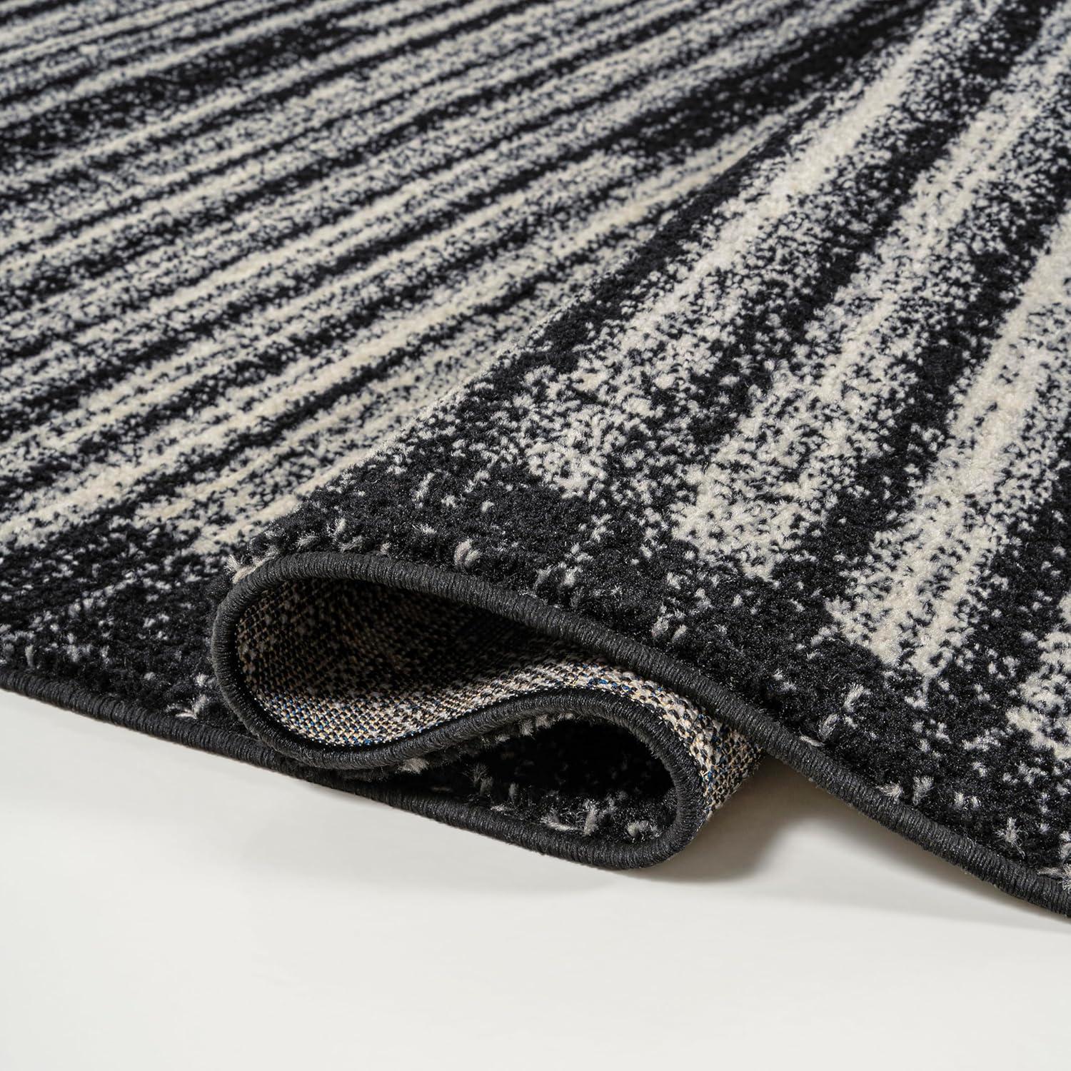 image:imageJONATHAN Y Khalil Modern Berber Stripe CreamBlack Indoor Area Rug 10x13 Contemporary Bohemian EasyCleaning for Living Room Bedroom Kitchen Pet Friendly NonShedding MOH207A13BlackCream