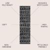 JONATHAN Y Boho Vintage Diamond Cream/Navy Indoor Area Rug 9X12 ft, Moroccan Hype for Living Room, Bedroom, Kitchen, Office, Easy-Cleaning, High Traffic, Pet-Friendly, Non-Shedding (MOH101F-9)(Black/Ivory)