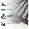 JONATHAN Y Khalil Modern Berber Stripe Cream/Black Indoor Area Rug, 10×13, Contemporary, Bohemian, Easy-Cleaning for Living Room, Bedroom, Kitchen, Pet Friendly, Non-Shedding (MOH207A-13)(Black/Cream)