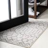 JONATHAN Y Boho Vintage Diamond Cream/Navy Indoor Area Rug 9X12 ft, Moroccan Hype for Living Room, Bedroom, Kitchen, Office, Easy-Cleaning, High Traffic, Pet-Friendly, Non-Shedding (MOH101F-9)(Cream/Gray)