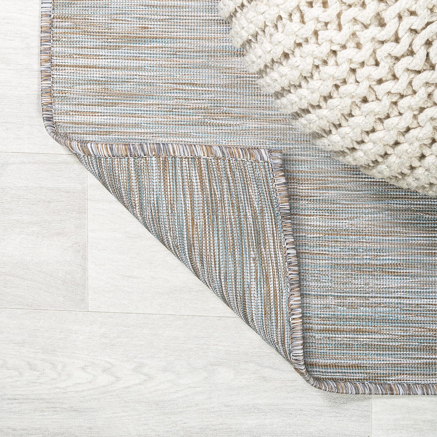 image:imageJONATHAN Y Flatweave Solid Indoor Outdoor Area Rug 3X5 Blue Ethan Modern for Backyard Patio Porch EasyCleaning High Traffic PetFriendly NonShedding TSN100B3Grey