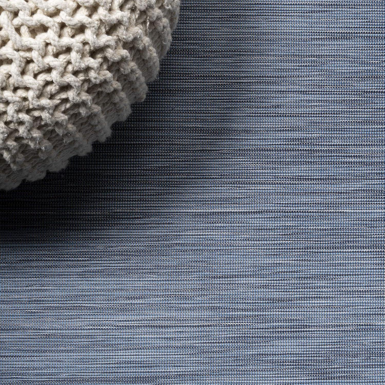 image:imageJONATHAN Y Flatweave Solid Indoor Outdoor Area Rug 3X5 Blue Ethan Modern for Backyard Patio Porch EasyCleaning High Traffic PetFriendly NonShedding TSN100B3Blue