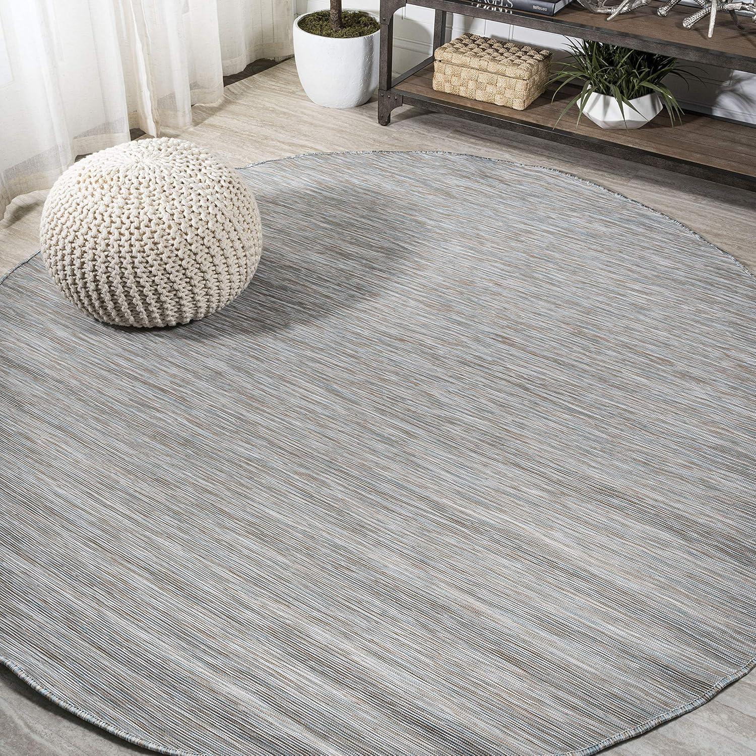 image:imageJONATHAN Y Flatweave Solid Indoor Outdoor Area Rug 3X5 Blue Ethan Modern for Backyard Patio Porch EasyCleaning High Traffic PetFriendly NonShedding TSN100B3Grey