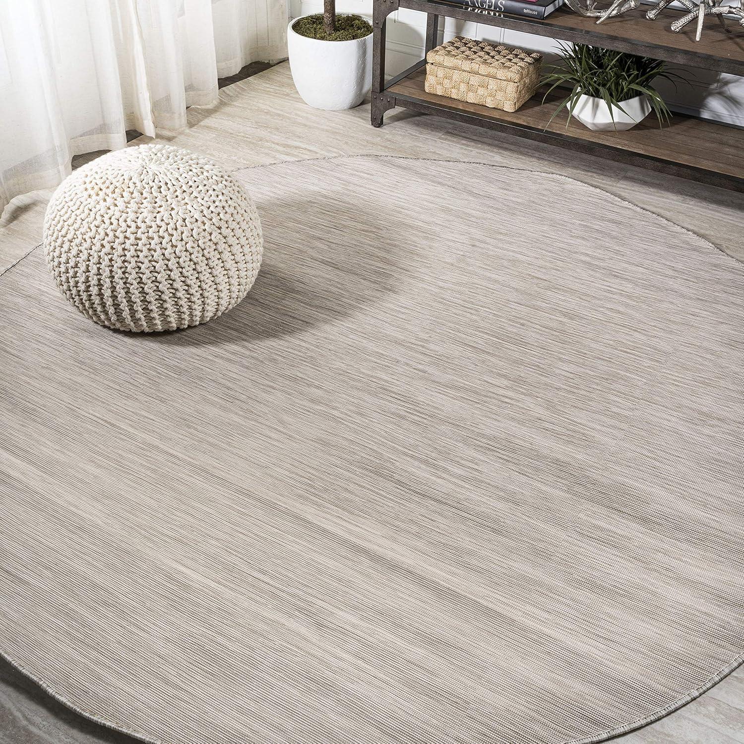 image:imageJONATHAN Y Flatweave Solid Indoor Outdoor Area Rug 3X5 Blue Ethan Modern for Backyard Patio Porch EasyCleaning High Traffic PetFriendly NonShedding TSN100B3Light Gray