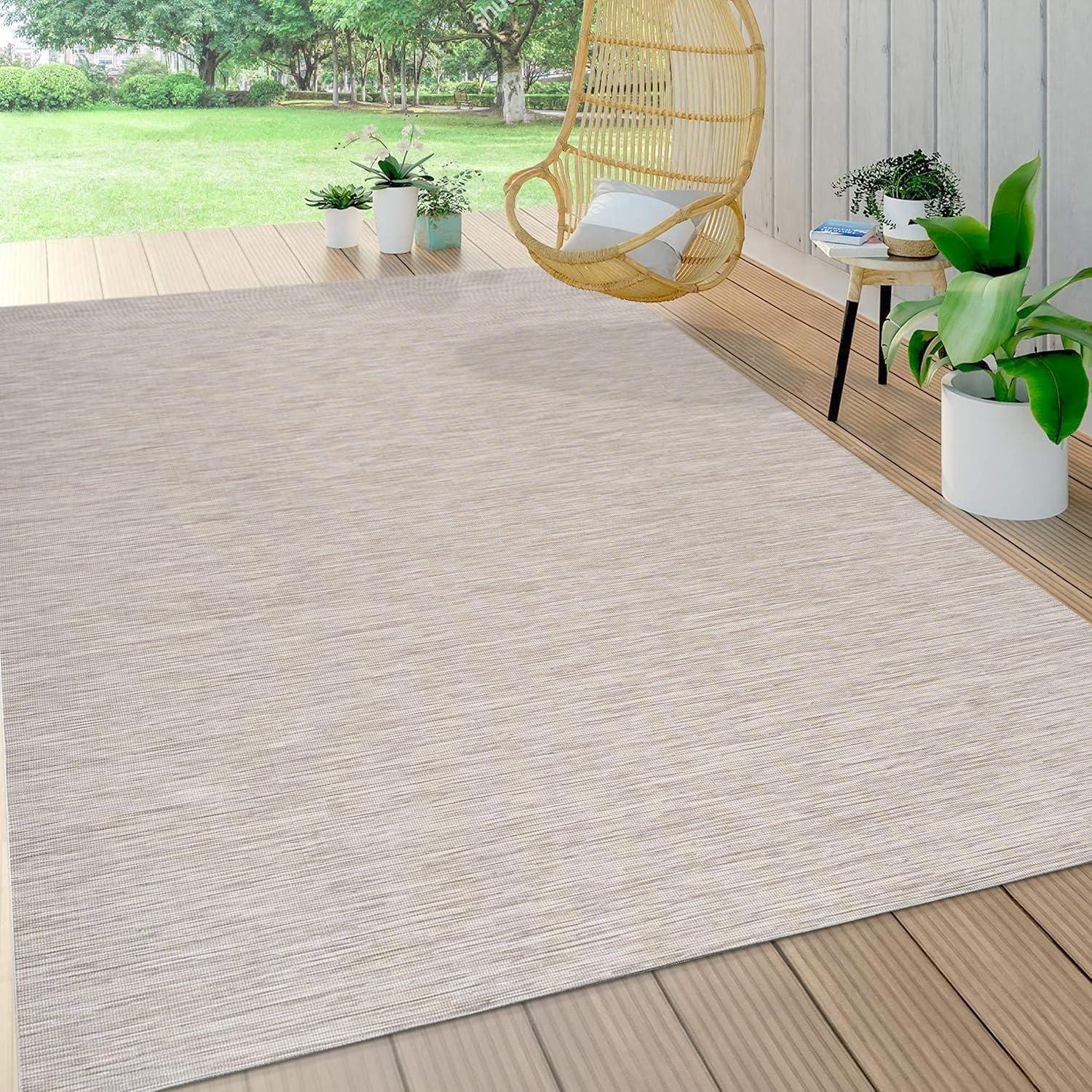 image:imageJONATHAN Y Flatweave Solid Indoor Outdoor Area Rug 3X5 Blue Ethan Modern for Backyard Patio Porch EasyCleaning High Traffic PetFriendly NonShedding TSN100B3Light Gray