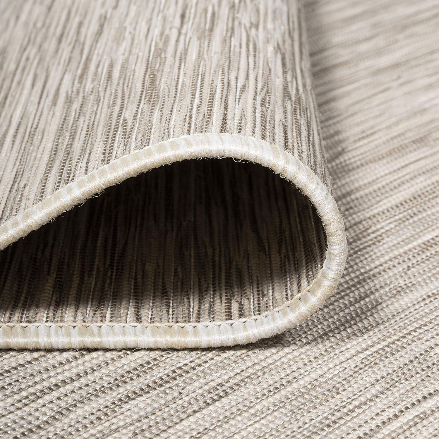 image:imageJONATHAN Y Flatweave Solid Indoor Outdoor Area Rug 3X5 Blue Ethan Modern for Backyard Patio Porch EasyCleaning High Traffic PetFriendly NonShedding TSN100B3Light Gray