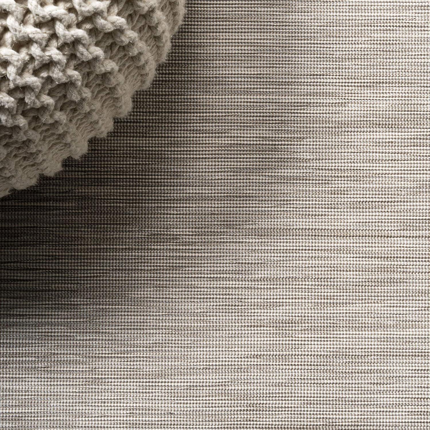 image:imageJONATHAN Y Flatweave Solid Indoor Outdoor Area Rug 3X5 Blue Ethan Modern for Backyard Patio Porch EasyCleaning High Traffic PetFriendly NonShedding TSN100B3Light Gray