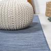 JONATHAN Y Flatweave Solid Indoor Outdoor Area Rug 3X5 Blue, Ethan Modern for Backyard, Patio, Porch, Easy-Cleaning, High Traffic, Pet-Friendly, Non-Shedding (TSN100B-3)(Blue)