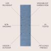 JONATHAN Y Flatweave Solid Indoor Outdoor Area Rug 3X5 Blue, Ethan Modern for Backyard, Patio, Porch, Easy-Cleaning, High Traffic, Pet-Friendly, Non-Shedding (TSN100B-3)(Blue)