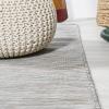 JONATHAN Y Flatweave Solid Indoor Outdoor Area Rug 3X5 Blue, Ethan Modern for Backyard, Patio, Porch, Easy-Cleaning, High Traffic, Pet-Friendly, Non-Shedding (TSN100B-3)(Grey)