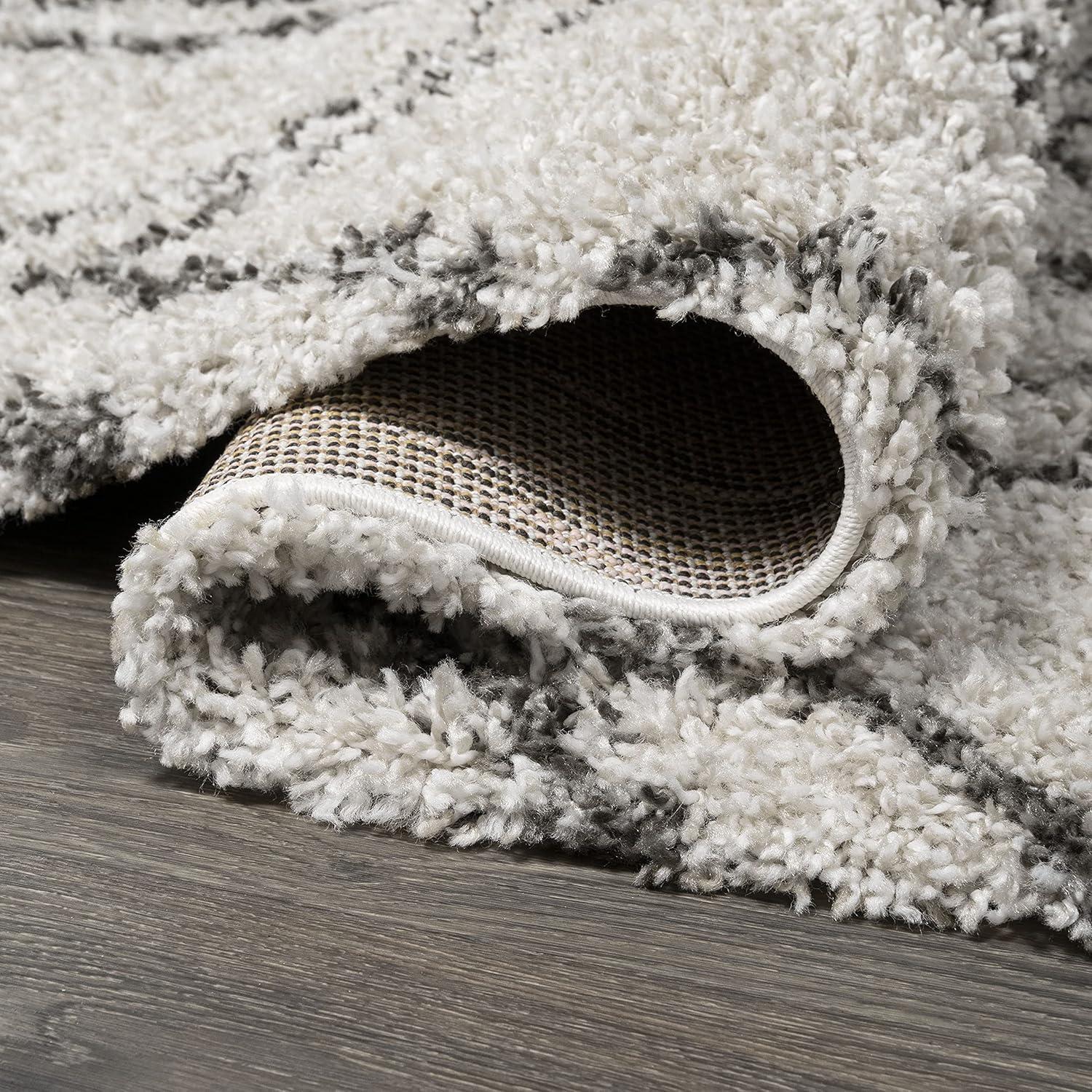 image:imageJONATHAN Y Diamond Trellis Shag BeigeDark Gray Indoor Area Rug 3X5 ft Soller for Living Room Bedroom Kitchen Office EasyCleaning High Traffic PetFriendly NonShedding SHG103A323 x 8 Runner