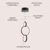 JONATHAN Y JYL7210A 7.75″ Modern Black LED Pendant Light, Dimmable Contemporary Ring Hanging Ceiling Fixture, Adjustable Height Light for Kitchen Island, Dining Room, Foyer, Integrated LED