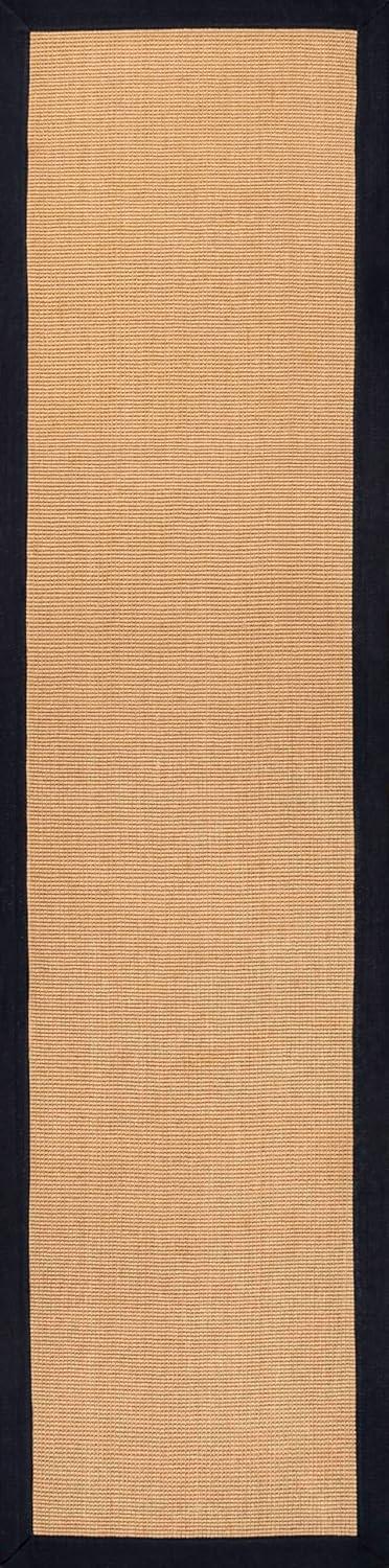 image:imageJONATHAN Y Border Jute Indoor Area Rug NaturalDark Gray 3X5 ft Camden Farmhouse Cottage for Living Room Bedroom Kitchen Office EasyCleaning High Traffic PetFriendly NonShedding KTN100D3NaturalBlack