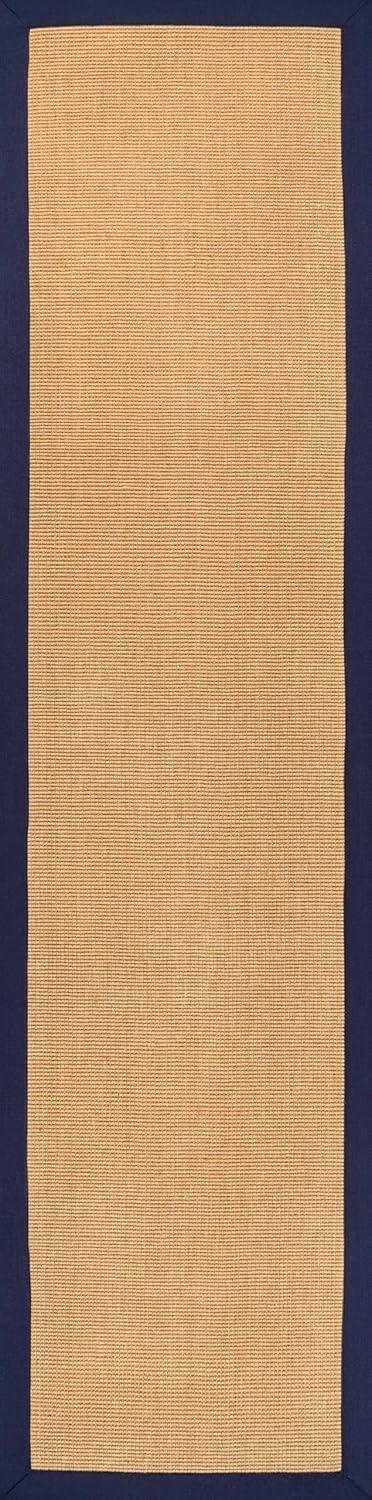 image:imageJONATHAN Y Border Jute Indoor Area Rug NaturalDark Gray 3X5 ft Camden Farmhouse Cottage for Living Room Bedroom Kitchen Office EasyCleaning High Traffic PetFriendly NonShedding KTN100D3NaturalNavy