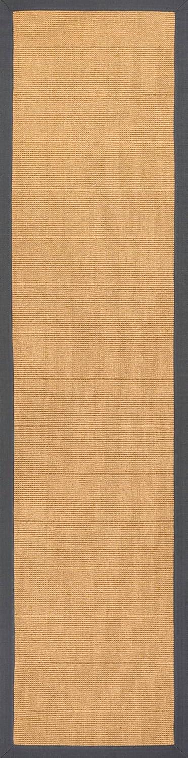 image:imageJONATHAN Y Border Jute Indoor Area Rug NaturalDark Gray 3X5 ft Camden Farmhouse Cottage for Living Room Bedroom Kitchen Office EasyCleaning High Traffic PetFriendly NonShedding KTN100D3NaturalDark Gray