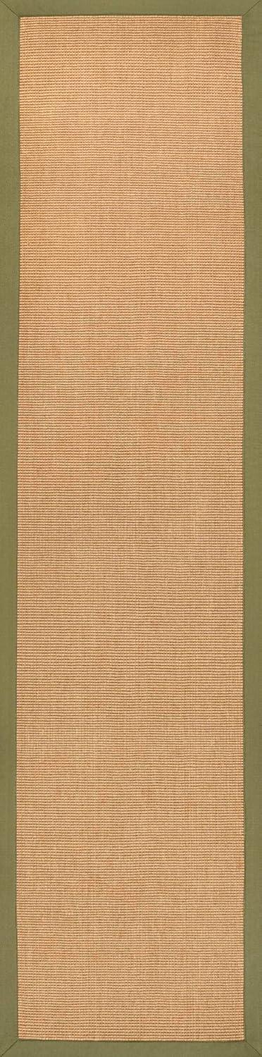 image:imageJONATHAN Y Border Jute Indoor Area Rug NaturalDark Gray 3X5 ft Camden Farmhouse Cottage for Living Room Bedroom Kitchen Office EasyCleaning High Traffic PetFriendly NonShedding KTN100D3NaturalOlive
