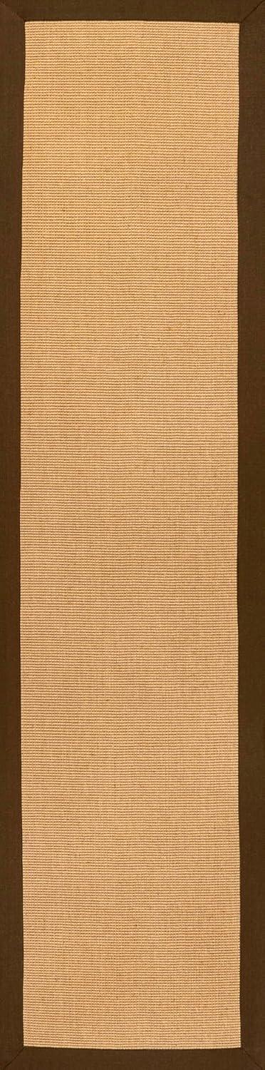 image:imageJONATHAN Y Border Jute Indoor Area Rug NaturalDark Gray 3X5 ft Camden Farmhouse Cottage for Living Room Bedroom Kitchen Office EasyCleaning High Traffic PetFriendly NonShedding KTN100D3NaturalBrown