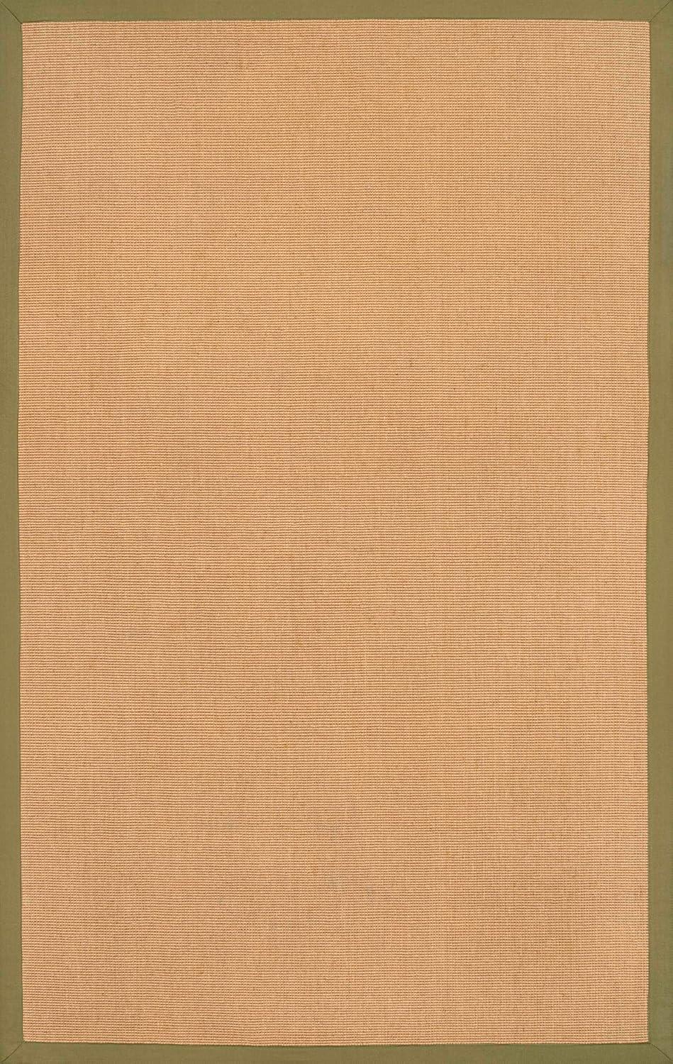 image:imageJONATHAN Y Border Jute Indoor Area Rug NaturalDark Gray 3X5 ft Camden Farmhouse Cottage for Living Room Bedroom Kitchen Office EasyCleaning High Traffic PetFriendly NonShedding KTN100D3NaturalOlive