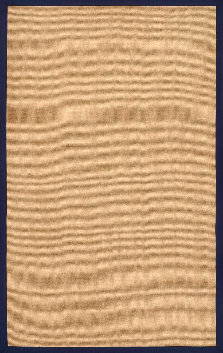 image:imageJONATHAN Y Border Jute Indoor Area Rug NaturalDark Gray 3X5 ft Camden Farmhouse Cottage for Living Room Bedroom Kitchen Office EasyCleaning High Traffic PetFriendly NonShedding KTN100D3NaturalNavy