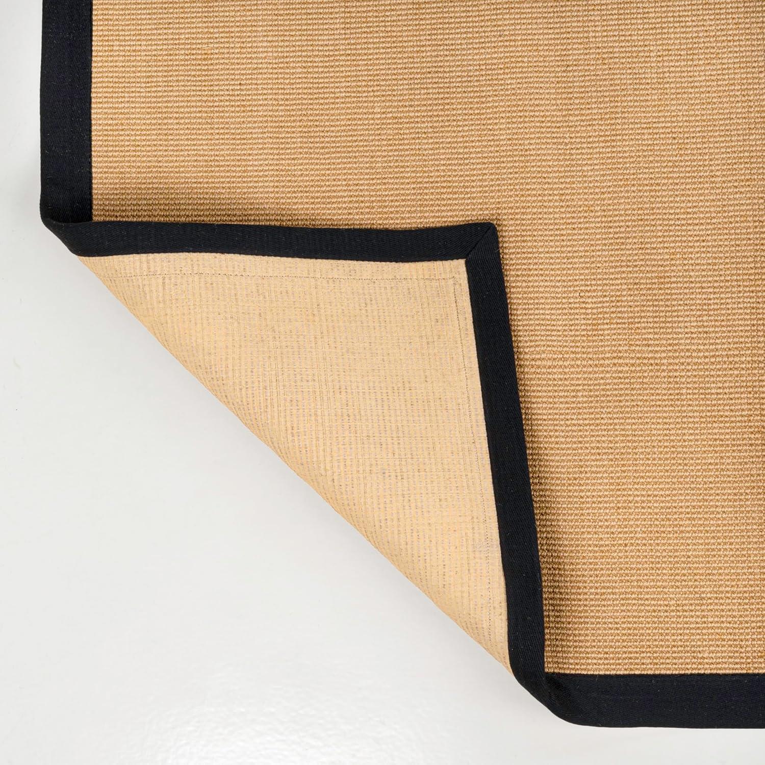 image:imageJONATHAN Y Border Jute Indoor Area Rug NaturalDark Gray 3X5 ft Camden Farmhouse Cottage for Living Room Bedroom Kitchen Office EasyCleaning High Traffic PetFriendly NonShedding KTN100D3NaturalBlack