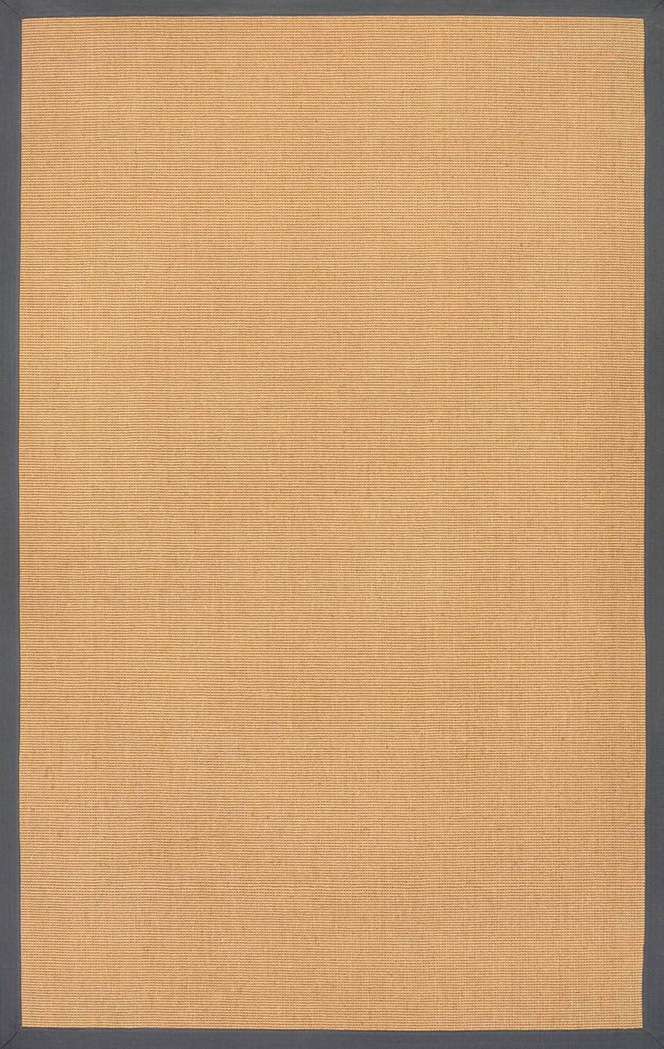 image:imageJONATHAN Y Border Jute Indoor Area Rug NaturalDark Gray 3X5 ft Camden Farmhouse Cottage for Living Room Bedroom Kitchen Office EasyCleaning High Traffic PetFriendly NonShedding KTN100D3NaturalDark Gray